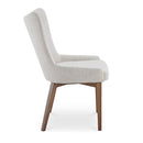 Beige Curved High-back Dining Chair | Novi Living Potter