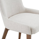 Beige Curved High-back Dining Chair | Novi Living Potter