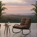 Hospitality furniture - Minimalist Outdoor Wicker Rocking Chair - www.oroatrade.com
