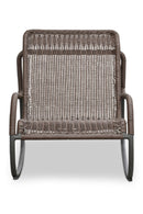 Minimalist Outdoor Wicker Rocking Chair | Novi Living Lyra | Oroa.com
