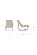 Minimalist Outdoor Wicker Rocking Chair | Novi Living Lyra | Oroa.com