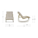 Hospitality furniture - Minimalist Outdoor Wicker Rocking Chair - www.oroatrade.com