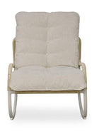 Minimalist Outdoor Wicker Rocking Chair | Novi Living Lyra | Oroa.com