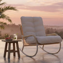 Hospitality furniture - Minimalist Outdoor Wicker Rocking Chair - www.oroatrade.com