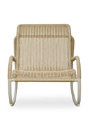 Minimalist Outdoor Wicker Rocking Chair | Novi Living Lyra | Oroa.com