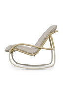 Minimalist Outdoor Wicker Rocking Chair | Novi Living Lyra | Oroa.com