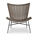 Brown Wicker Outdoor Accent Chair | Novi Living Paige