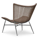 Brown Wicker Outdoor Accent Chair | Novi Living Paige