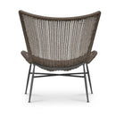 Brown Wicker Outdoor Accent Chair | Novi Living Paige