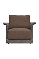 Curved Arm Wicker Outdoor Chair | Novi Living Meredith | Oroa.com