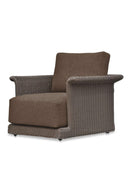 Curved Arm Wicker Outdoor Chair | Novi Living Meredith | Oroa.com