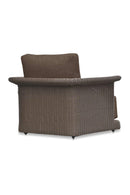 Curved Arm Wicker Outdoor Chair | Novi Living Meredith | Oroa.com