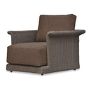 Hospitality furniture - Curved Arm Wicker Outdoor Chair - www.oroatrade.com