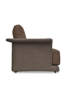 Curved Arm Wicker Outdoor Chair | Novi Living Meredith | Oroa.com