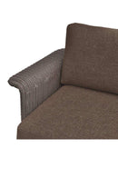 Curved Arm Wicker Outdoor Chair | Novi Living Meredith | Oroa.com