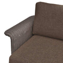 Hospitality furniture - Curved Arm Wicker Outdoor Chair - www.oroatrade.com