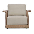 Hospitality furniture - Curved Arm Wicker Outdoor Chair - www.oroatrade.com