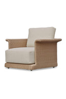 Curved Arm Wicker Outdoor Chair | Novi Living Meredith | Oroa.com