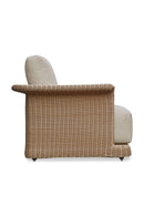 Curved Arm Wicker Outdoor Chair | Novi Living Meredith | Oroa.com