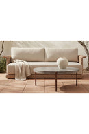 Curved Arm Wicker Outdoor Sofa | Novi Living Meredith | Oroa.com