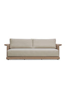 Curved Arm Wicker Outdoor Sofa | Novi Living Meredith | Oroa.com