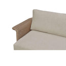 Hospitality furniture - Curved Arm Wicker Outdoor Sofa - www.oroatrade.com
