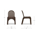 Hospitality furniture - Classic Wicker Outdoor Dining Chairs (2) - www.oroatrade.com