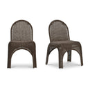 Hospitality furniture - Classic Wicker Outdoor Dining Chairs (2) - www.oroatrade.com