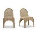 Hospitality furniture - Classic Wicker Outdoor Dining Chairs (2) - www.oroatrade.com