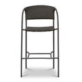 Basketweave Outdoor Bar Stool | Novi Living Zola