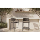Basketweave Outdoor Bar Stool | Novi Living Zola