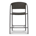 Basketweave Outdoor Counter Chair | Novi Living Zola