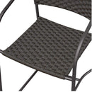 Basketweave Outdoor Counter Chair | Novi Living Zola