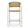 Basketweave Outdoor Counter Chair | Novi Living Zola