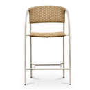 Basketweave Outdoor Counter Chair | Novi Living Zola