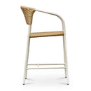 Basketweave Outdoor Counter Chair | Novi Living Zola