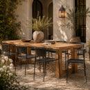 Hospitality furniture - Basketweave Outdoor Dining Chairs (2) - www.oroatrade.com