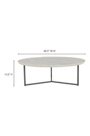 Hospitality furniture - White Marble Coffee Table - www.oroatrade.com