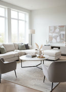 Hospitality furniture - White Marble Coffee Table - www.oroatrade.com