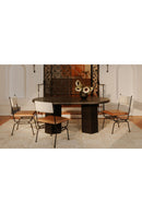 Hospitality furniture - Jute-Wrapped Base Dining Table - www.oroatrade.com