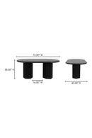 Hospitality furniture - Jute-Wrapped Base Dining Table - www.oroatrade.com