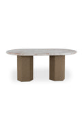 Hospitality furniture - Jute-Wrapped Base Dining Table - www.oroatrade.com