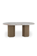 Hospitality furniture - Jute-Wrapped Base Dining Table - www.oroatrade.com
