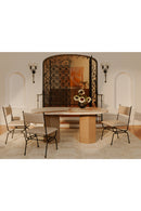 Hospitality furniture - Jute-Wrapped Base Dining Table - www.oroatrade.com