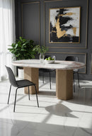 Hospitality furniture - Jute-Wrapped Base Dining Table - www.oroatrade.com