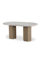 Hospitality furniture - Jute-Wrapped Base Dining Table - www.oroatrade.com