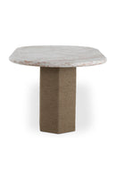 Hospitality furniture - Jute-Wrapped Base Dining Table - www.oroatrade.com