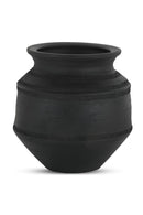 Black Terracotta Vessel | Novi Living Astra | Oroa.com