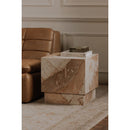 Italian Marble Square Side Table | Novi Living Layla