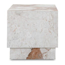 Italian Marble Square Side Table | Novi Living Layla
